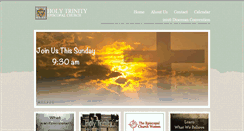 Desktop Screenshot of holytrinitypensacola.org